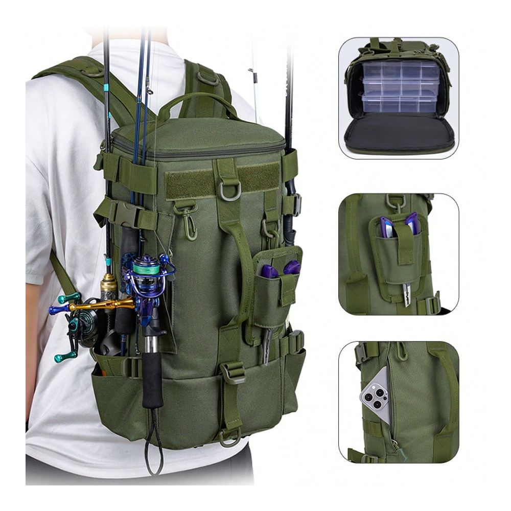 Outdoor Hunting Gear Storage - Sac à dos de pêche pour