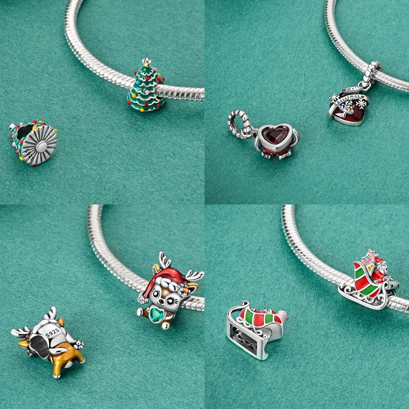 Breloques de Noël en argent 92 - Elk Bugle Call avis et prix